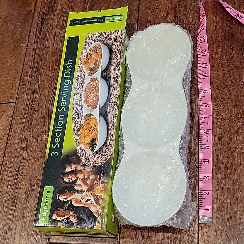 Section Serving Dish 3 Section